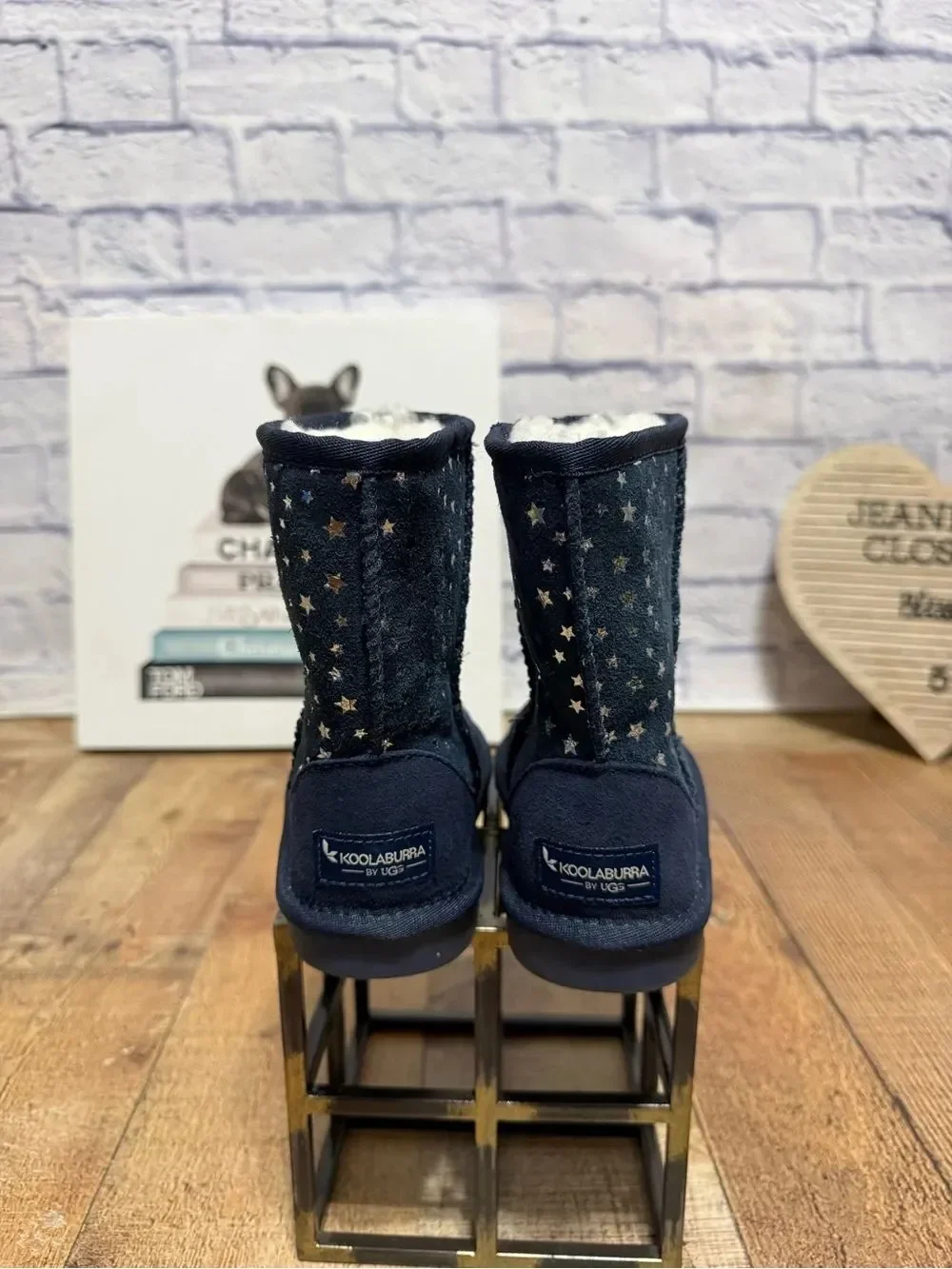 Koolaburra by UGG Kids Koola Short Stars Boots Navy Insignia Size 11